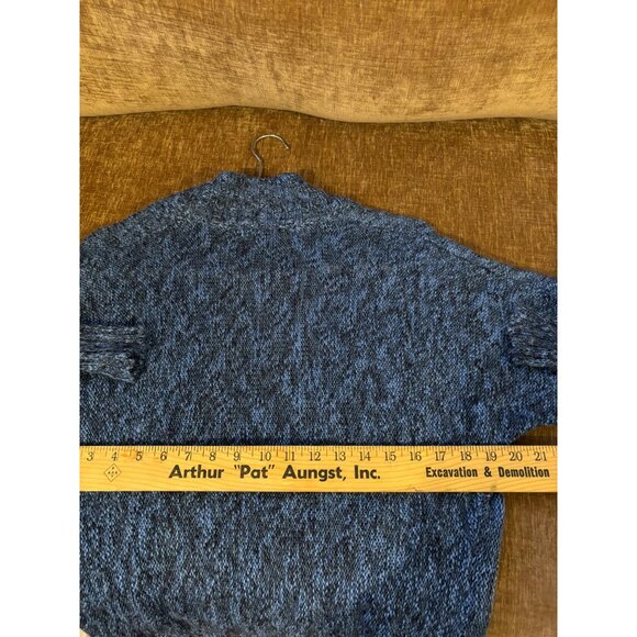 Forever 21 Blue Open-Front Knit Cardigan Small Womens Sweater Y2K - Picture 6 of 7